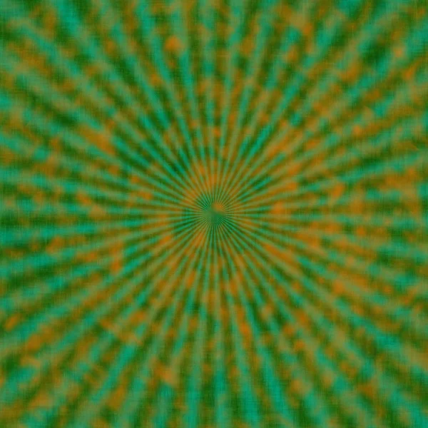 Fundo Verde Abstrato Com Raios Manchas Laranja Estilo Retro — Fotografia de Stock