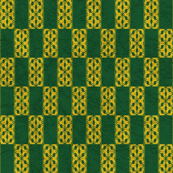 Vintage Yellow Green Wallpaper Illustration — Stock Photo, Image