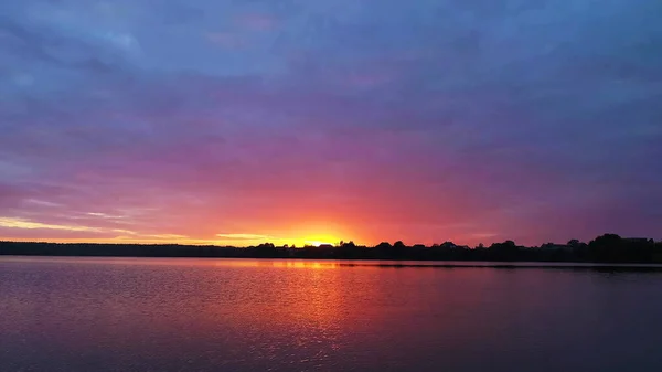 Hermosas Vistas Naturaleza Ucrania Vista Pájaro — Foto de Stock