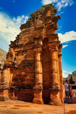 San Ignacio harabeleri, eski İsa 'nın görevi. Misiones, Arjantin