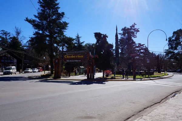 Фото Главного Парка Villa General Belgrano Расположенного Центре Города Родине — стоковое фото