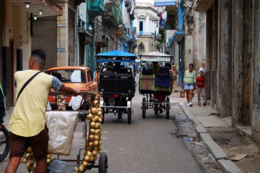 La Vieja Havana, Küba 'da günlük yaşam. 