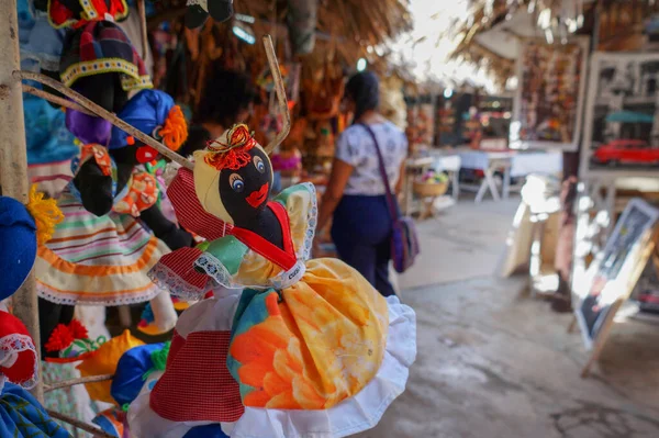 Muñecas Hechas Mano Mercado Varadero — Foto de Stock