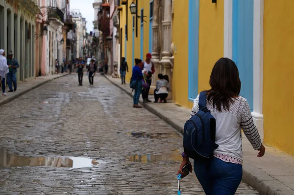 Alltag Vieja Habana Kuba — Stockfoto