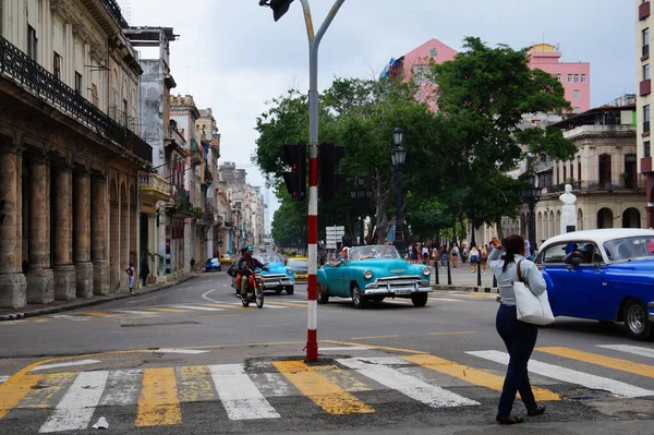 Барвисті Стеблі Міста Хабана Куба — стокове фото