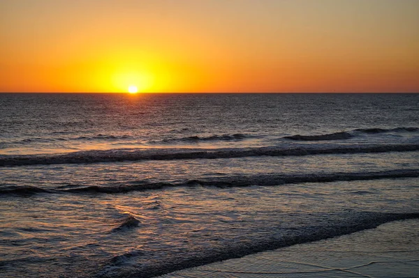 Alba Spiaggia Preso Lucila Buenos Aires — Foto Stock