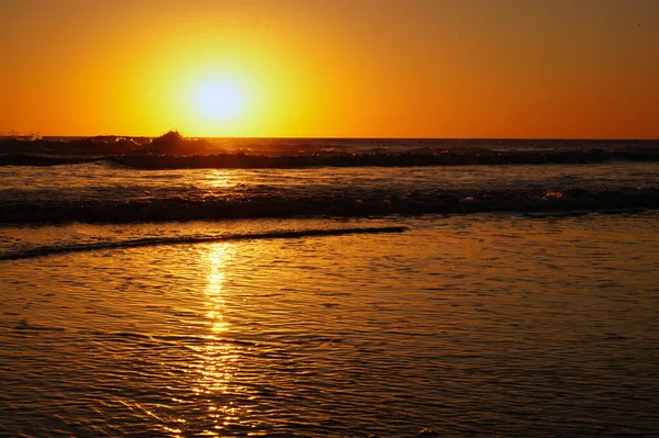 Alba Spiaggia Preso Lucila Buenos Aires — Foto Stock