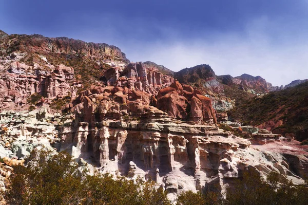 Colorido Paisaje Cañón Atuels Mendoza Argentina — Foto de Stock