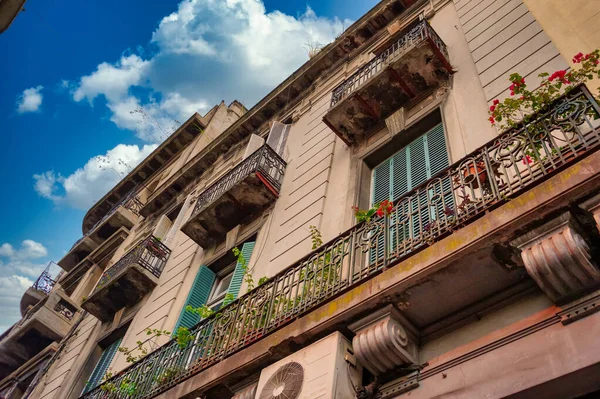 Edifícios Antigos Coloridos San Telmo Buenos Aires Argentina — Fotografia de Stock