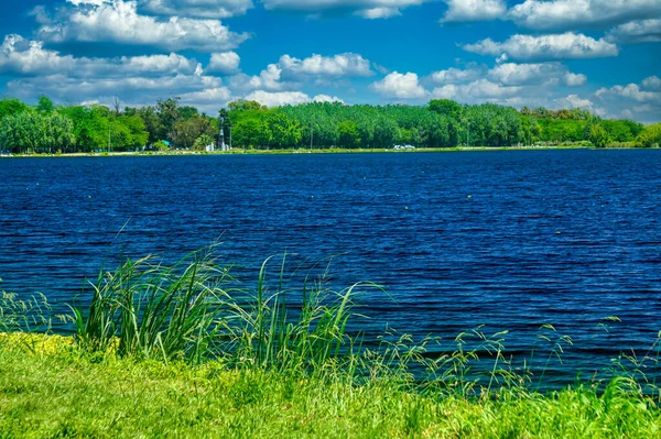 Paisaje Del Lago San Vicente Buenos Aires Argentina Tomado Una — Foto de Stock