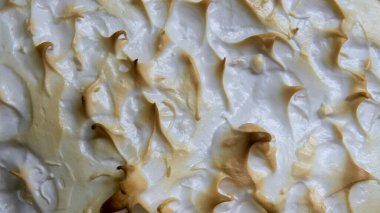 Ev yapımı kremanın düz görünümü