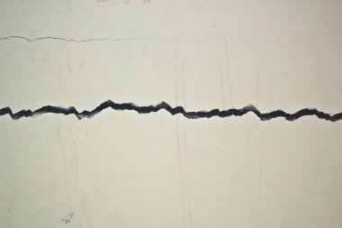 Deprem çatlamak içinde ev