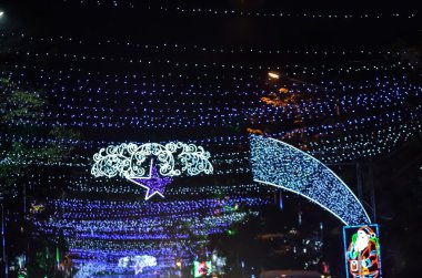 Noel Festivali sırasında sokak