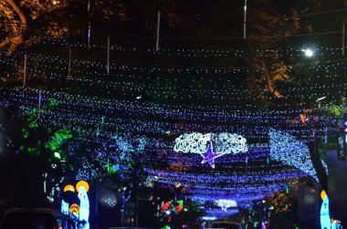 Noel Festivali sırasında sokak