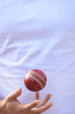 Kriket bowling topu ile