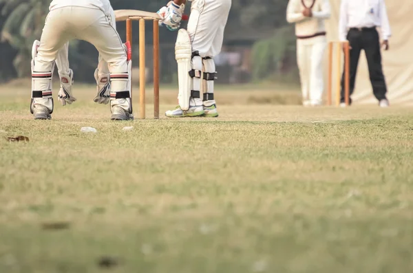 Cricket spelare är playimg — Stockfoto