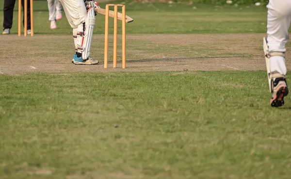 I ragazzi stanno giocando a cricket — Foto Stock