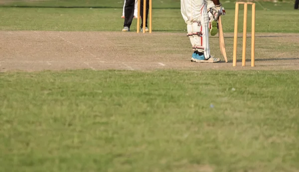 I ragazzi stanno giocando a cricket — Foto Stock