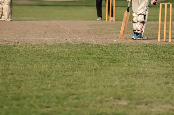 Çocuklar kriket oynuyor.