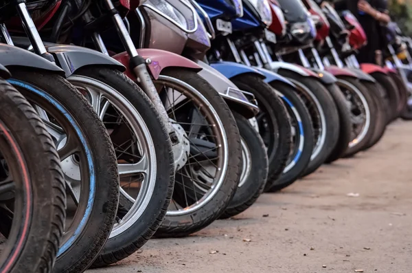 Row of motor bike — Stock Photo, Image
