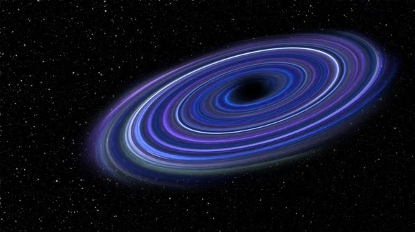Черная дыра во Вселенной — стоковое фото