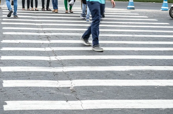 Traversée piétonne du zèbre — Photo