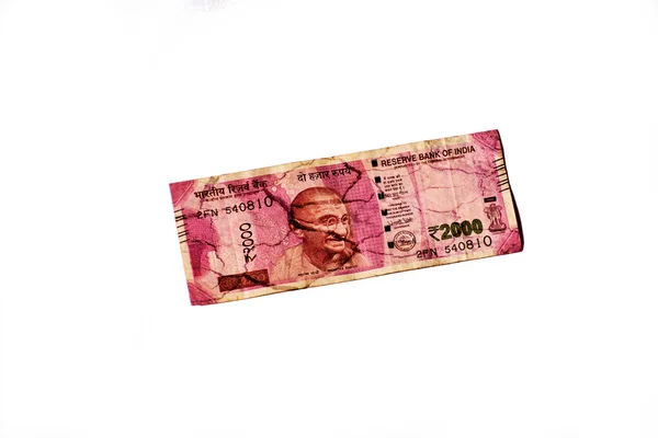 Moneda India Deprimida Depresión Económica Durante Pandemia Del Coronavirus — Foto de Stock
