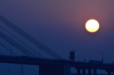 Kolkata köprüsünde