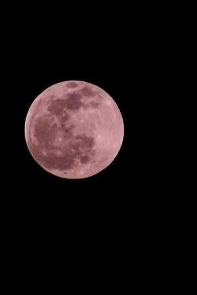 Lune Dans Ciel Nocturne — Photo