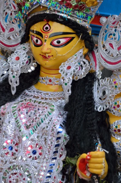 Viimeinen päivä jumalatar Durga aikana Durga Puja festivaali — kuvapankkivalokuva
