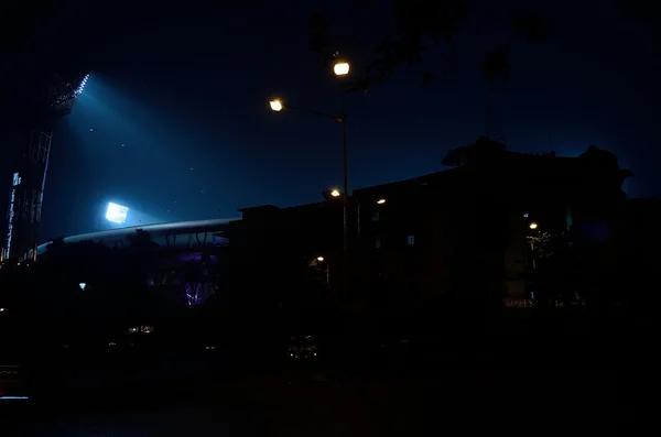 Flutlicht im Stadion — Stockfoto