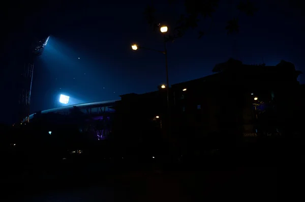 Proyectores del estadio — Foto de Stock