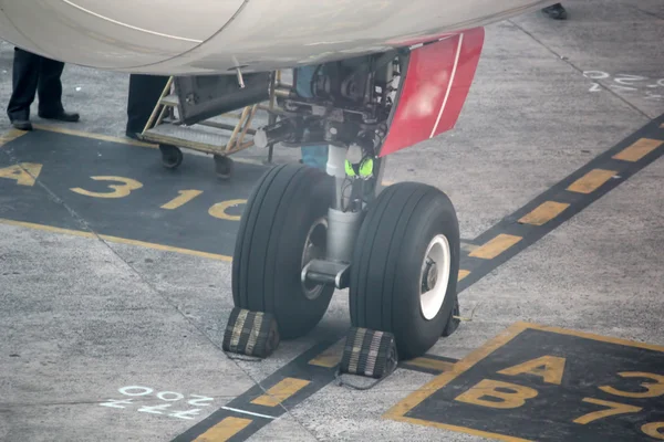 飛行機の車輪 — ストック写真