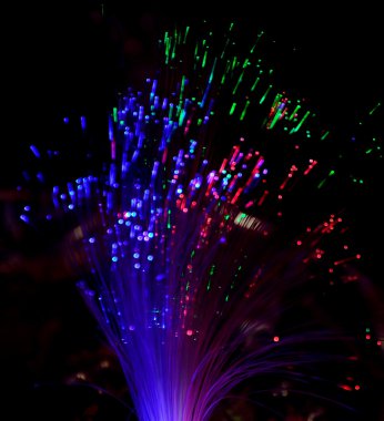 LED ışık tarafından dekore edilmiş
