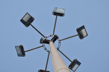 Gökyüzünde ışık kulesi