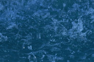 yağmur su damlaları.