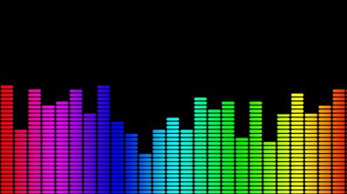 Müzik ekolayzer sembolü.