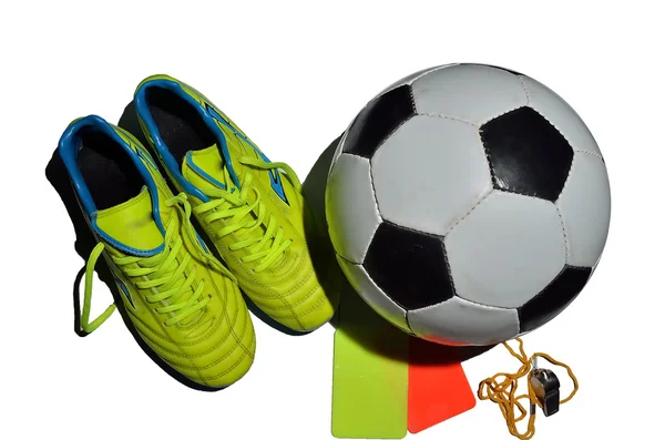 Voetbal apparatuur — Stockfoto