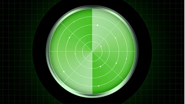 Radar scherm. — Stockfoto