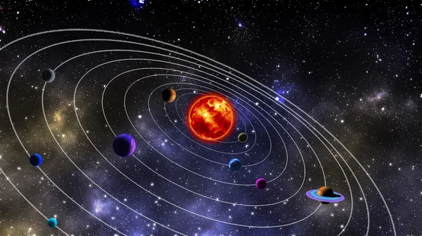 Sistema solare — Foto Stock