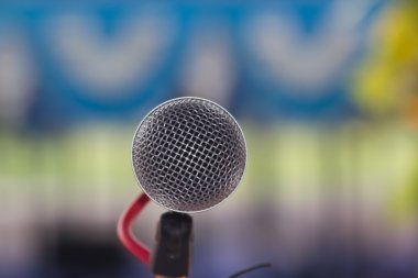 Aşamasında Vokal mikrofon