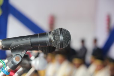 Aşamasında Vokal mikrofon