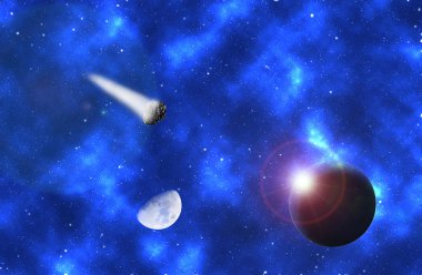 Asteroit gezegen vurmaya geliyor