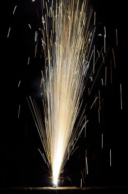 Gece havai fişek ekran