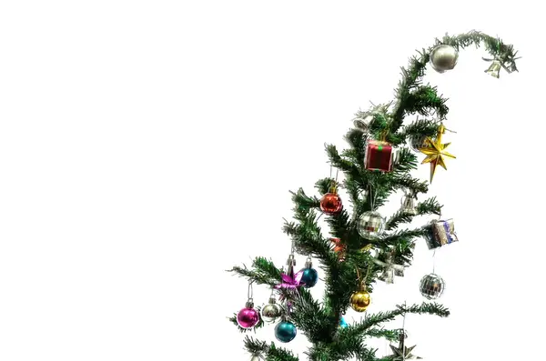 Albero di Natale con scatole regalo — Foto Stock