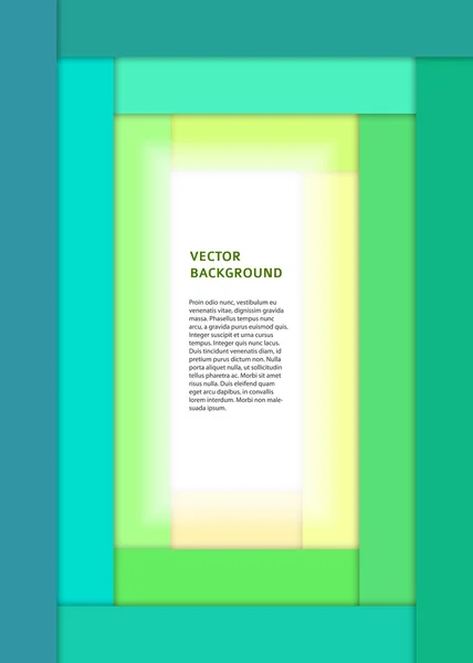 Portada libro amplio verde rayas fondo — Vector de stock