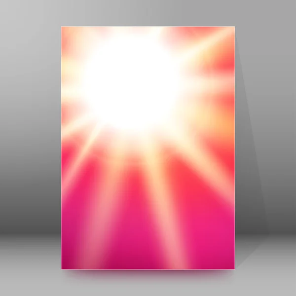 Brochure cover template vertical format glowing background48 — Stock Vector