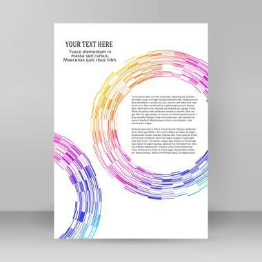 Tasarım elemanları. Halka daire zarif çerçeve kenarı. Beyaz arka plandaki soyut dairesel logo elemanı izole edildi. Yaratıcı sanat. Yeni ürün tanıtımı için vektör illüstrasyon EPS 10 dijital