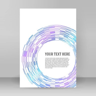 Tasarım elemanları. Halka daire zarif çerçeve kenarı. Beyaz arka plandaki soyut dairesel logo elemanı izole edildi. Yaratıcı sanat. Yeni ürün tanıtımı için vektör illüstrasyon EPS 10 dijital