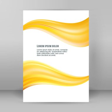 Modern renkli akış posteri. Gökkuşağı rengindeki dalga sıvısı arka planı yansıtır. Tasarım projen için sanat tasarımı. Vektör illüstrasyonu EPS10 veya kitapçık düzeni, sağlık broşürü, haber bülteni